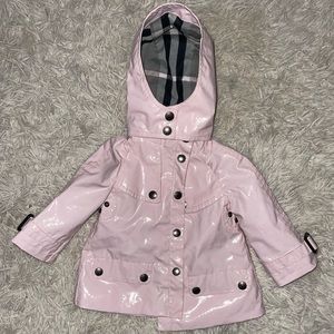 NWOT Burberry Raincoat Pink
